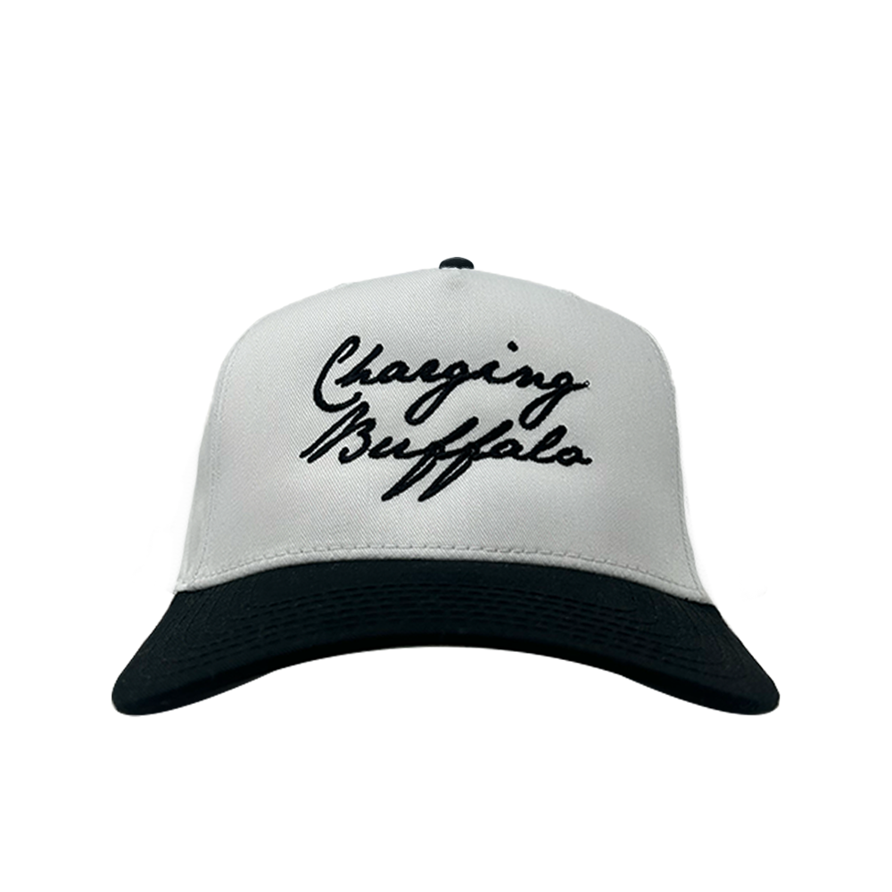 TCB White Script Hat